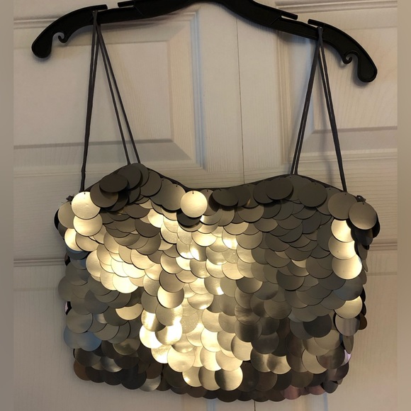 Alice + Olivia  Ceresi Embellished Bandeau Top - Picture 2 of 9